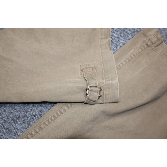 Vintage Polo Ralph Lauren Cargo Pants Mens 32x32 Beige Wide Baggy Slim Fit - Picture 9 of 11